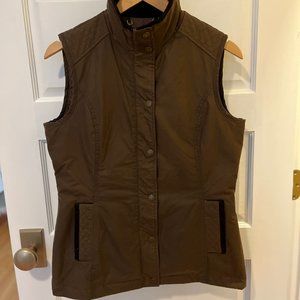 NWT Dubarry Pakenham Waxed Gilet Vest - Brown Size 36